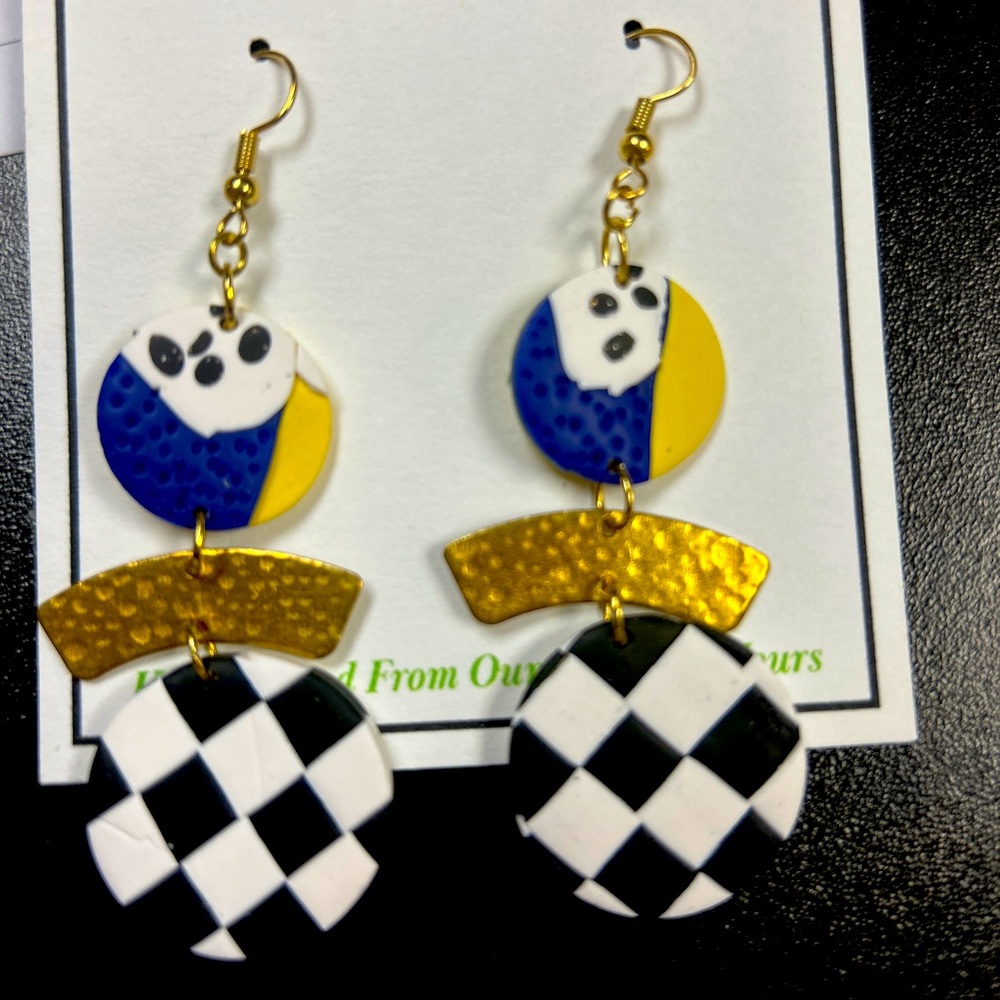 TomUs5 Collection clay earrings